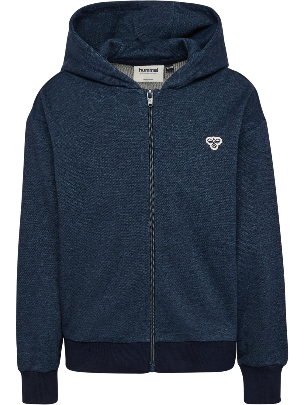 HUMMEL Loose Dnm Zip Hoodie Bee Kind (dress blues)
