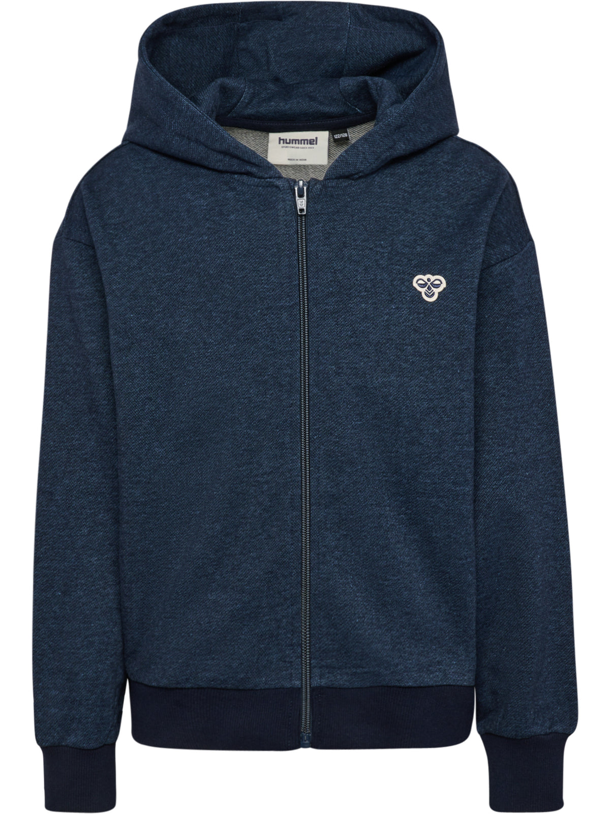 HUMMEL Loose Dnm Zip Hoodie Bee Kind (dress blues)