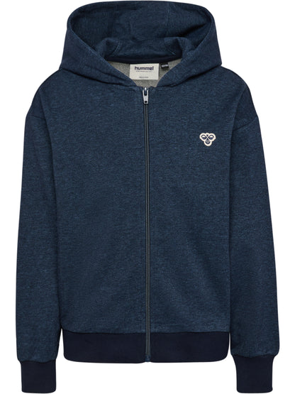 HUMMEL Loose Dnm Zip Hoodie Bee Kind (dress blues)
