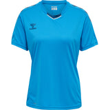 HUMMEL Core Xk Poly Jersey S/S Damen Blau