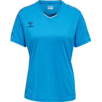HUMMEL Core Xk Poly Jersey S/S Damen Blau