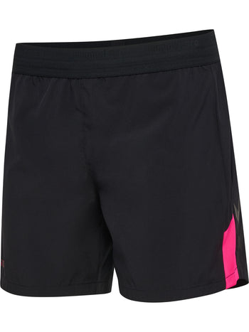 HUMMEL BLAZE27 Pro Training Shorts Woma Damen (black/pink glo)