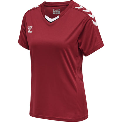 HUMMEL Core XK Poly Jersey S/S Damen (maroon)
