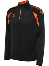 HUMMEL Core 2.0 Half Zip (black/orange tiger)