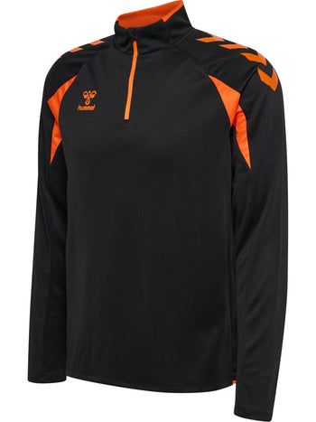 HUMMEL Core 2.0 Half Zip (black/orange tiger)