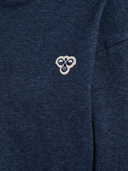 HUMMEL Loose Dnm Zip Hoodie Bee Kind (dress blues)