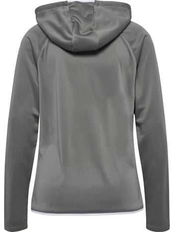 HUMMEL Core 2.0 Zip Hoodie Damen (steel gray/white)