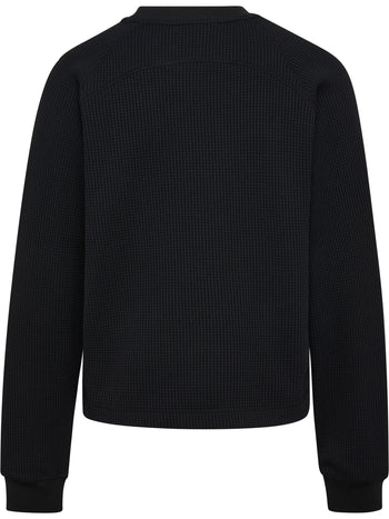 HUMMEL Soft Waffle T-Shirt L/S Damen (black)