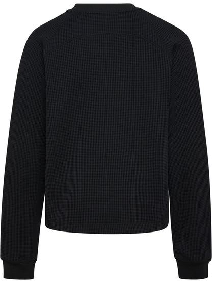 HUMMEL Soft Waffle T-Shirt L/S Damen (black)