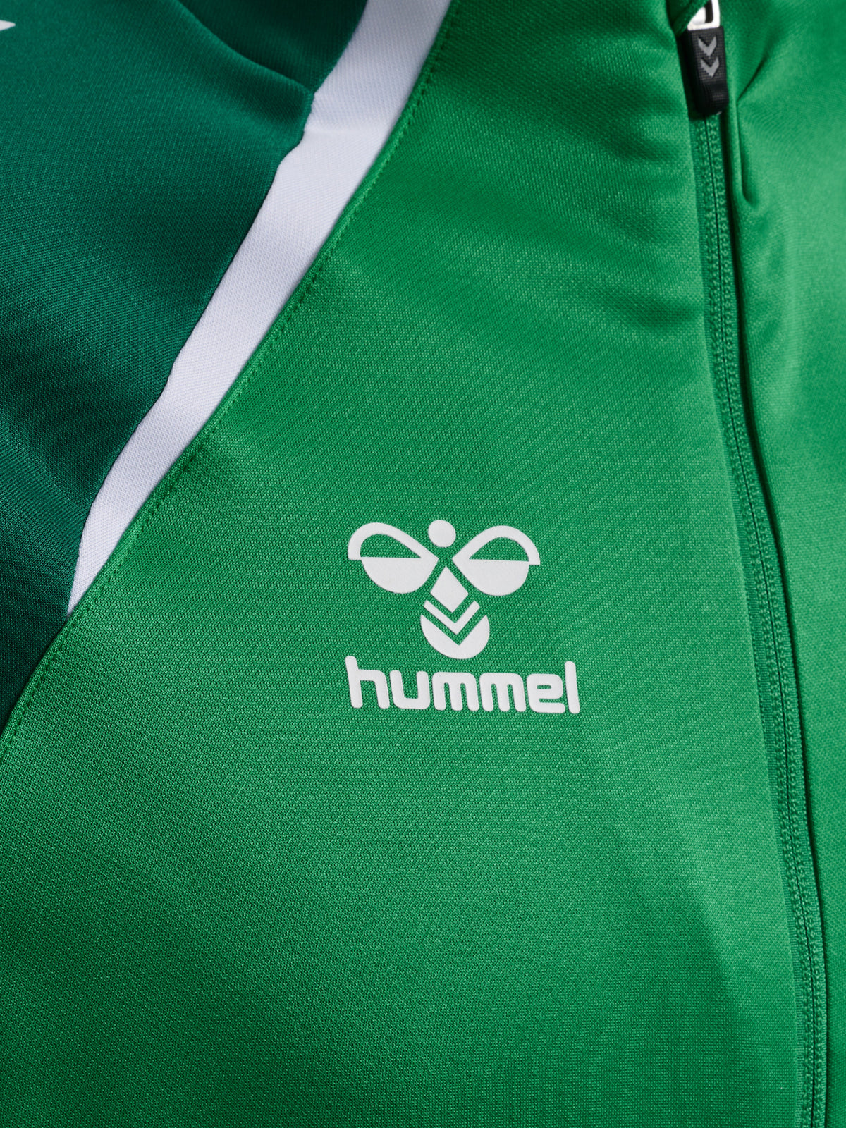 HUMMEL Lead 2.0 Track Zip Jacket (jelly bean/evergreen)
