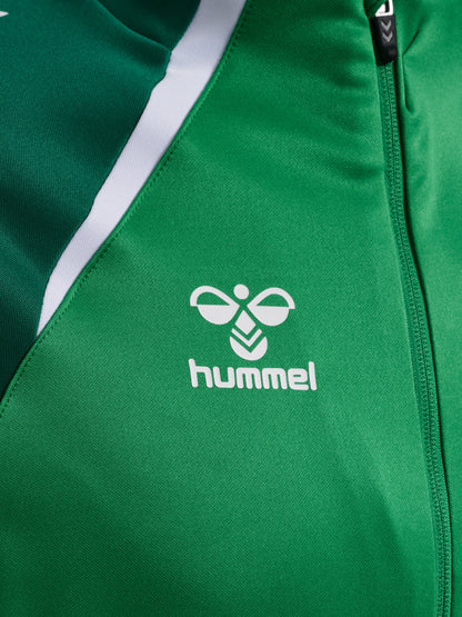 HUMMEL Lead 2.0 Track Zip Jacket (jelly bean/evergreen)