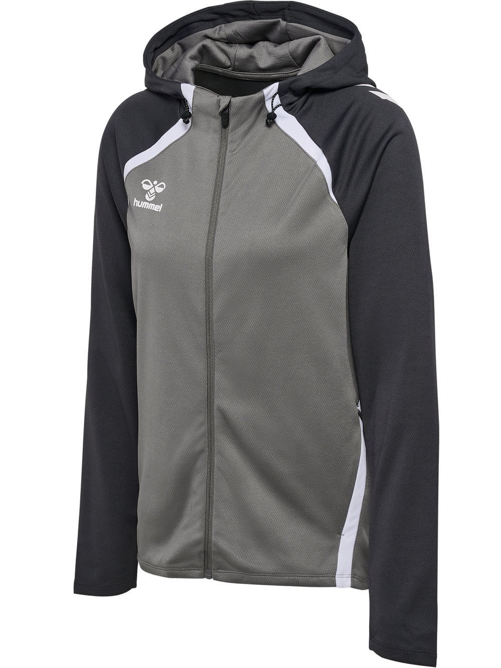HUMMEL Lead 2.0 Zip Hoodie Damen (steel gray/asphalt)