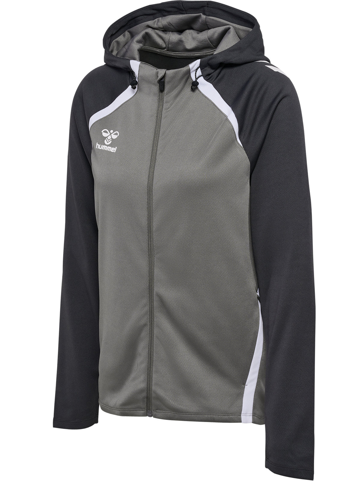 HUMMEL Lead 2.0 Zip Hoodie Damen (steel gray/asphalt)