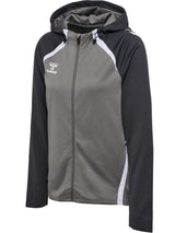 HUMMEL Lead 2.0 Zip Hoodie Damen (steel gray/asphalt)