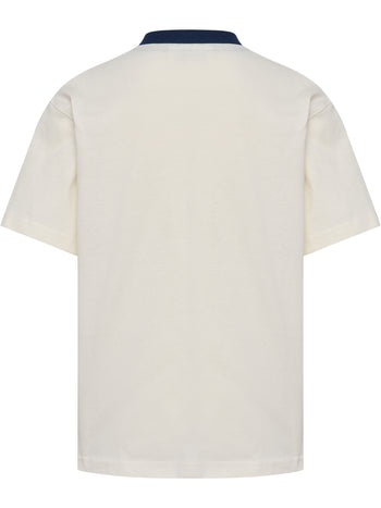 HUMMEL Loose Change T-Shirt Ss Kind (blanc de blanc)
