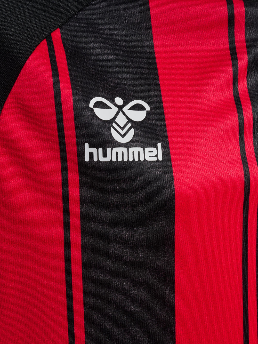 HUMMEL Match Striped Jersey S/S Kind (true red/black)