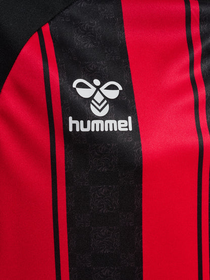 HUMMEL Match Striped Jersey S/S Kind (true red/black)