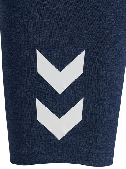 HUMMEL Pulse Logo Mw Short Tights Damen (dress blue melange)