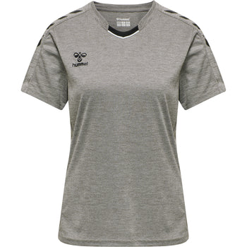 HUMMEL Core Xk Poly Jersey S/S Damen Grau