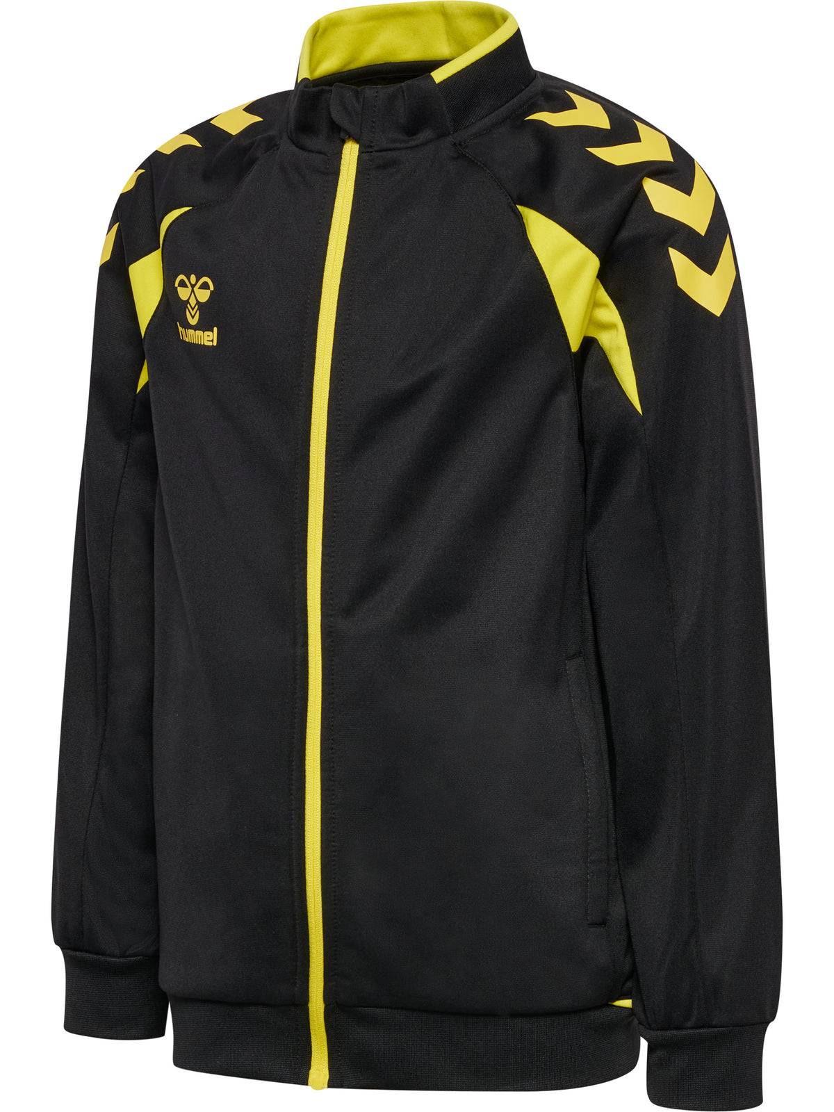 HUMMEL Core 2.0 Track Zip Jacket Kind (black/blazing yellow)