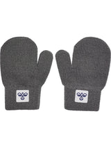 HUMMEL Mini Knit Mittens 2-Pack Kind (dark gull gray)