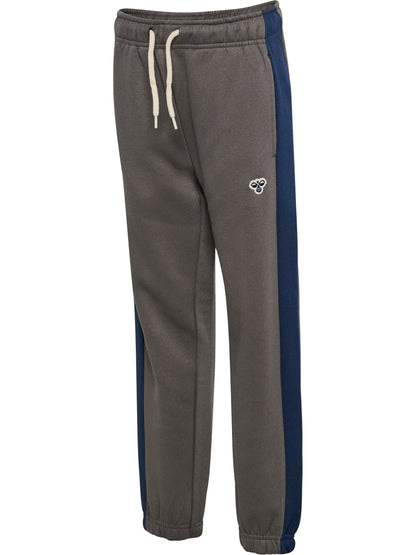HUMMEL Loose Block Sweatpants Bee Kind (dark gull gray)