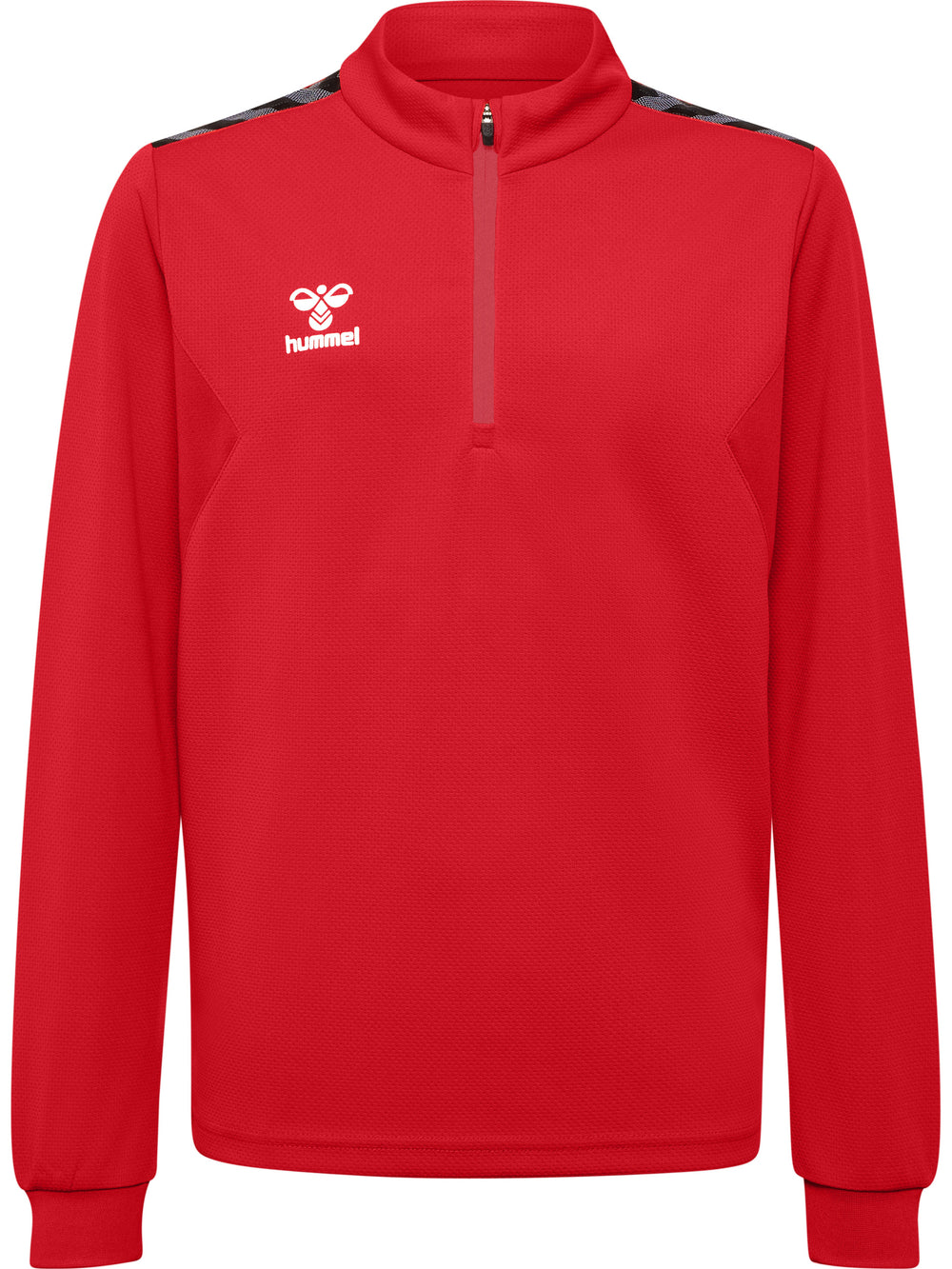 HUMMEL Authentic Half Zip Sweat Kind (true red)