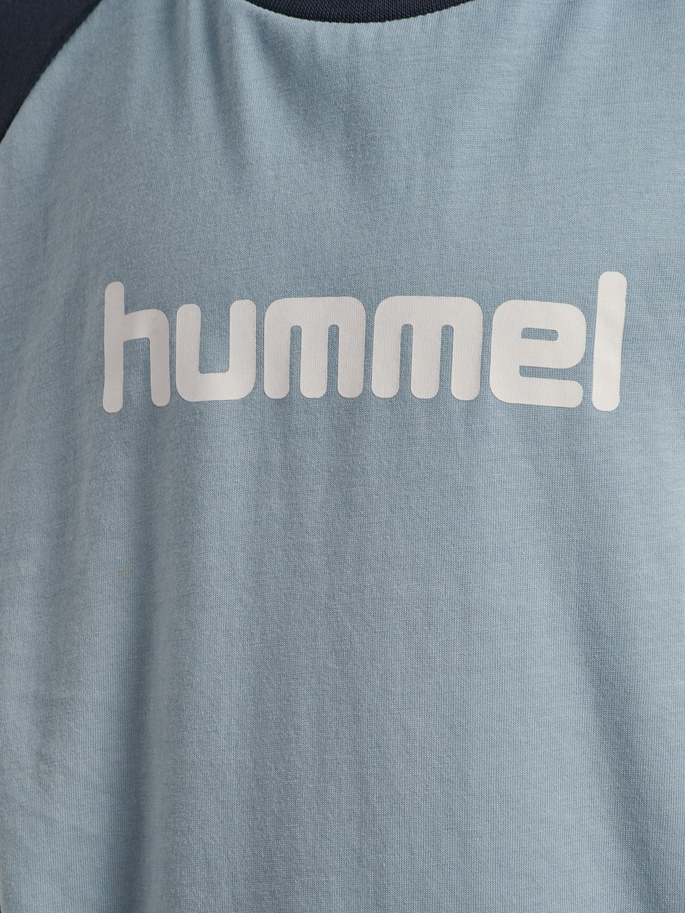 HUMMEL Logo T-Shirt L/S Kind (dusty blue)
