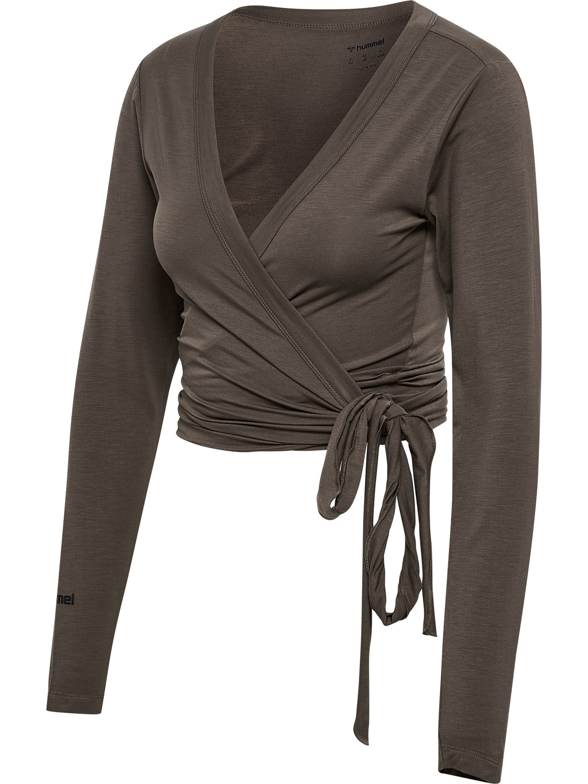 HUMMEL Soft Wrap Blouse Damen (major brown)