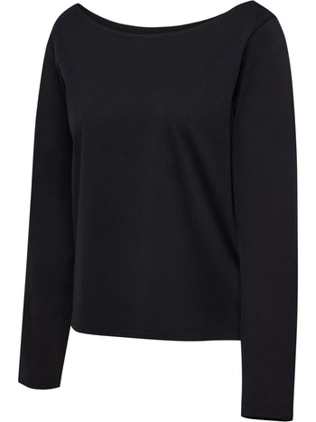 HUMMEL Soft Boat Neck T-Shirt L/S Damen (black)