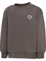 HUMMEL Mini Loose Crewneck Bee Kind (dark gull gray)