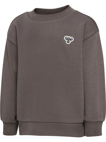 HUMMEL Mini Loose Crewneck Bee Kind (dark gull gray)