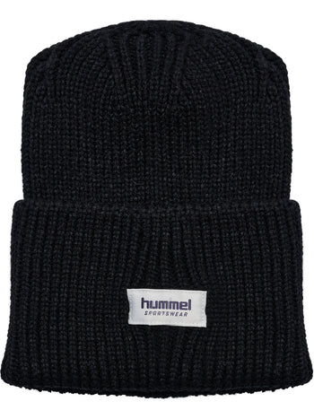 HUMMEL Heavy Rib Knit Beanie Kind (black)