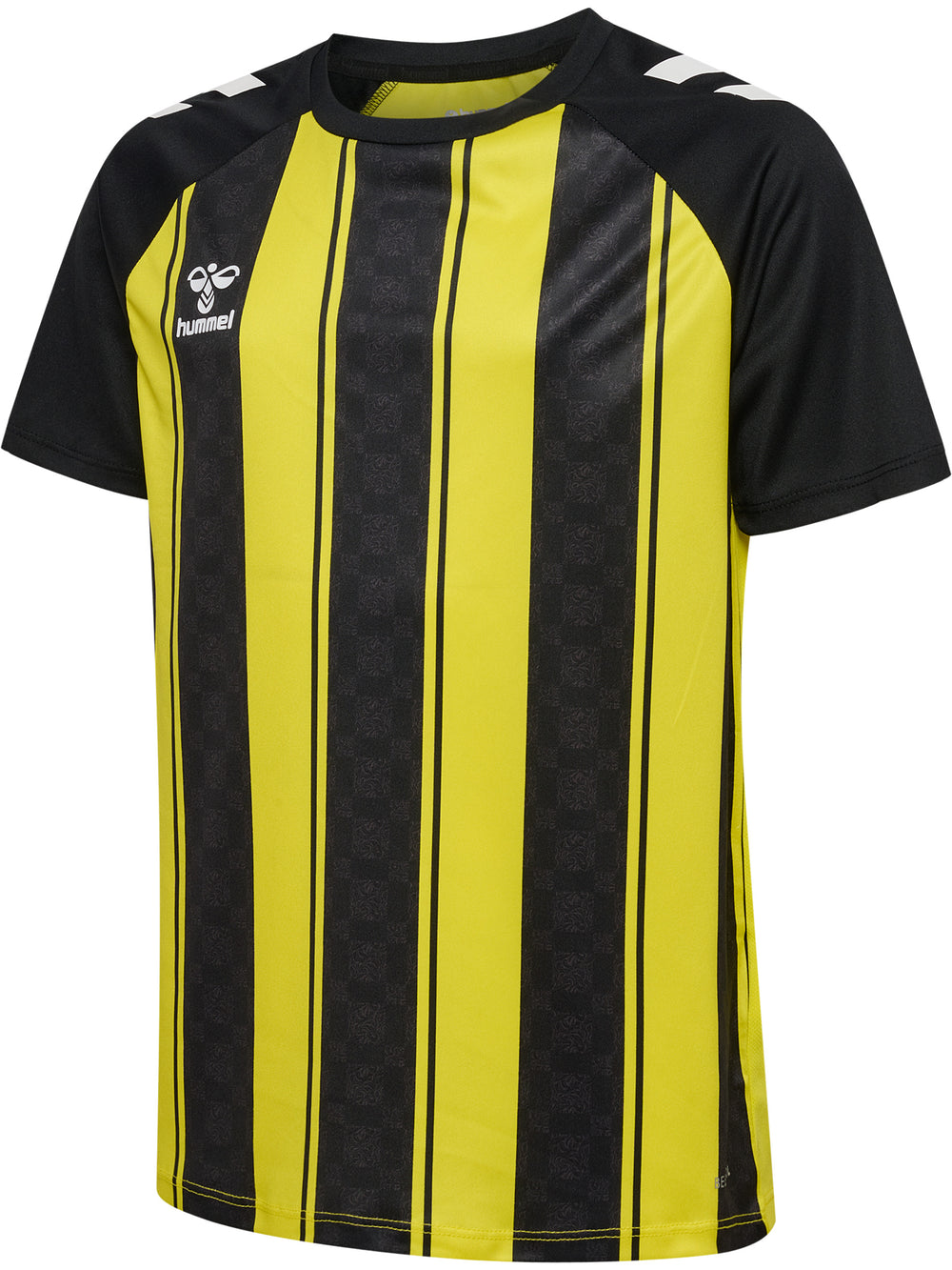 HUMMEL Match Striped Jersey S/S Kind (blazing yellow/black)