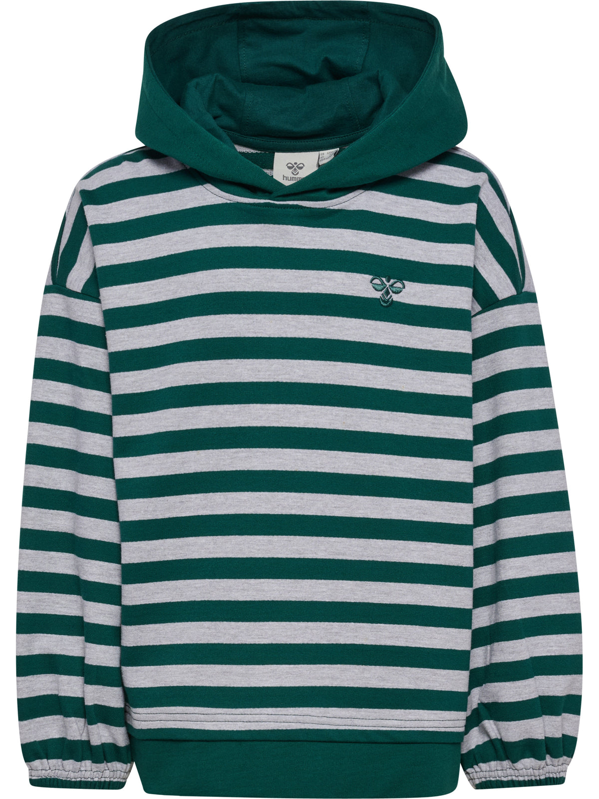 HUMMEL Conelly Boxy Contrast Hoodie Kind (forest biome)