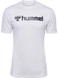 HUMMEL Logo Jersey S/S Unisex Weiß