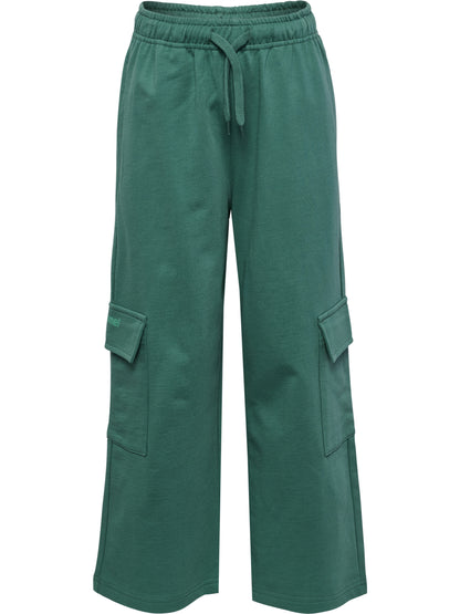 HUMMEL Timmi Cargo Sweat Pants Kind (blue spruce)