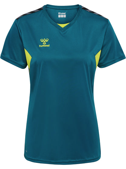 HUMMEL Authentic PL Jersey S/S Damen (blue coral/sulphur spring)