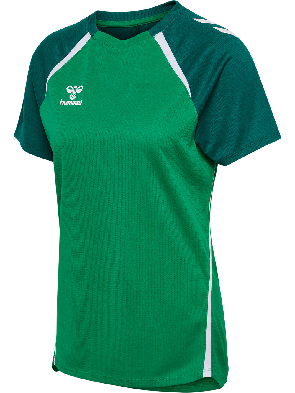 HUMMEL Lead 2.0 Jersey S/S Damen (jelly bean/evergreen)