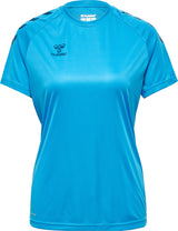 HUMMEL Core Xk Core Poly Tee S/S Damen Blau