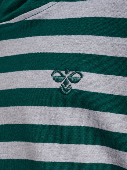 HUMMEL Conelly Boxy Contrast Hoodie Kind (forest biome)