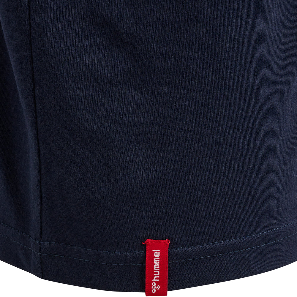 HUMMEL Red Basic T-Shirt S/S Kind (marine)