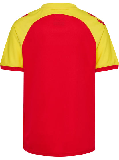 HUMMEL Match League Jersey S/S Kind (true red/blazing yellow)
