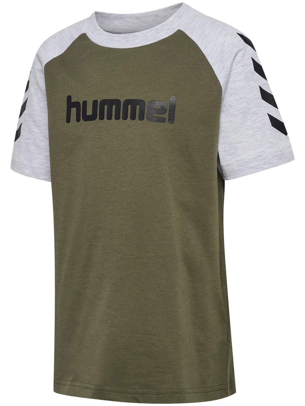 HUMMEL Logo T-Shirt S/S Kind (dusty olive)
