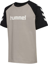 HUMMEL Logo T-Shirt S/S Kind (rock ridge)