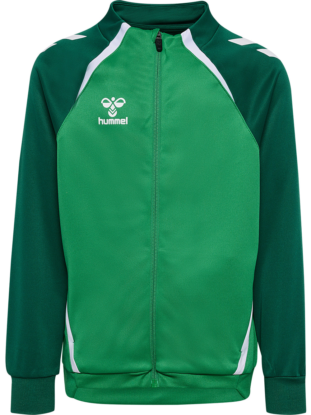 HUMMEL Lead 2.0 Track Zip Jacket Kind (jelly bean/evergreen)