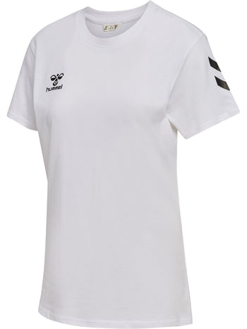HUMMEL Go 2.0 Chevron T-Shirt S/S Damen (white)