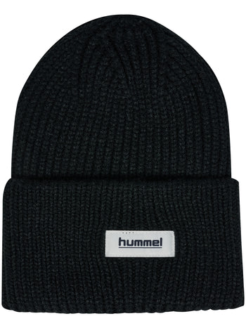HUMMEL Heavy Rib Knit Beanie Kind (black)