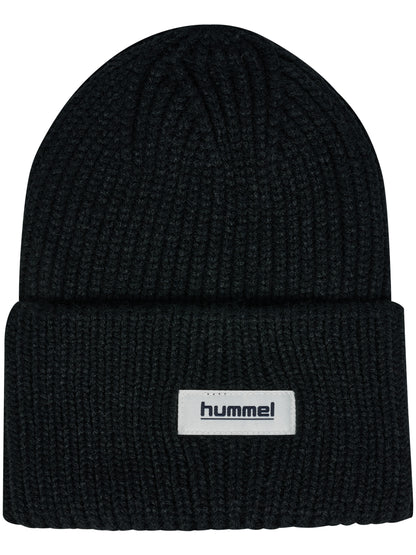 HUMMEL Heavy Rib Knit Beanie Kind (black)