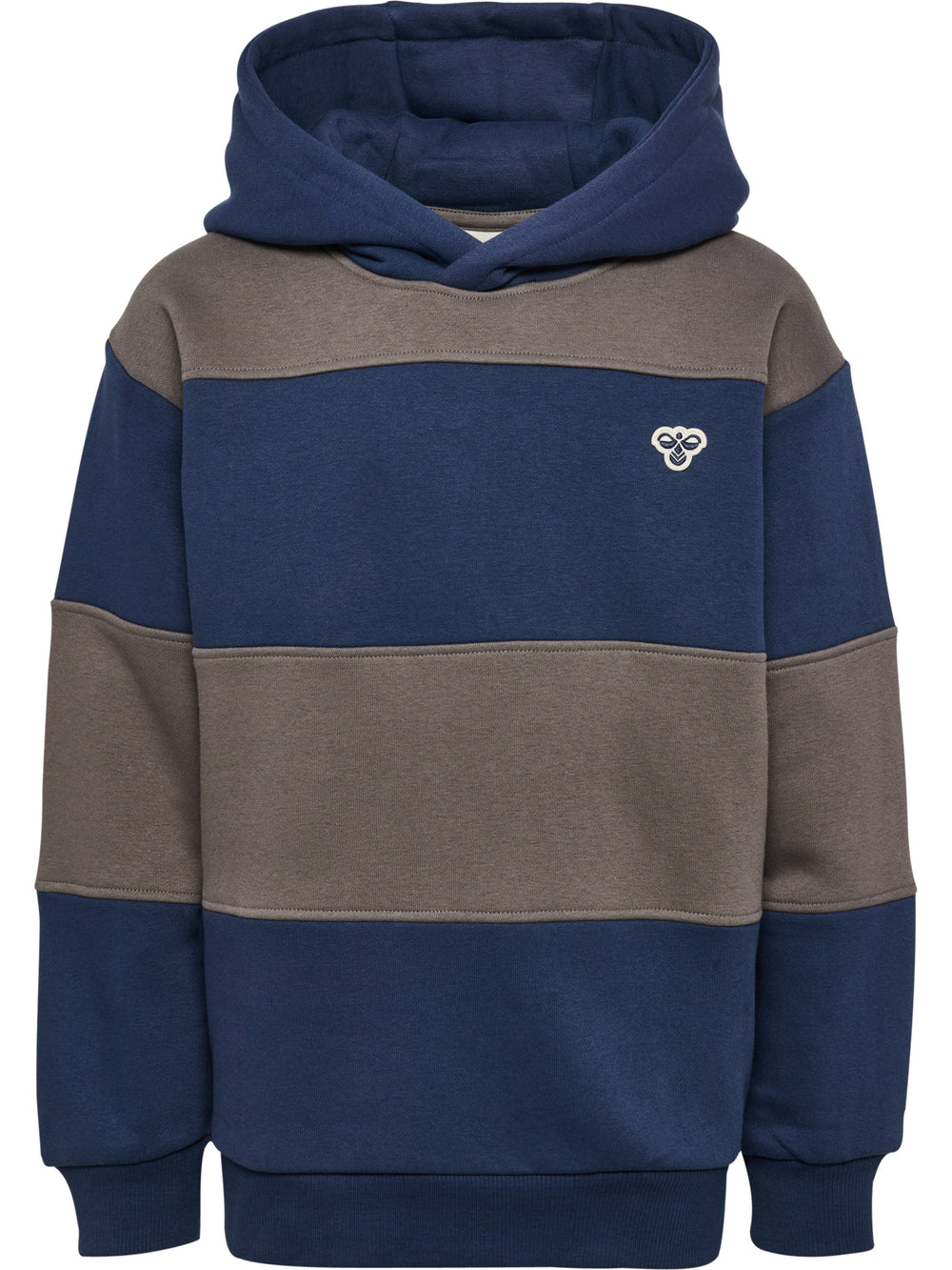 HUMMEL Loose Stripe Hoodie Bee Kind (dress blues)